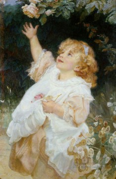 Lovely Little Girl 4 印象派 Oil Paintings